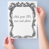 Art Deco Verlasse Flyer (Hand)