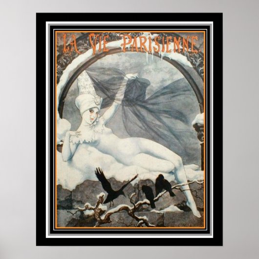 Art Deco Vie Parisienne Winter 1926 16 x 20 Poster (Vorne)