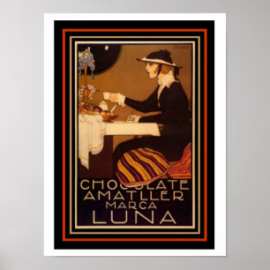 Art Deco Vintag Coffee Poster 12 x 16