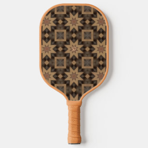 Art Deco Vintag Inlay Pickleball Paddle