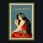 Art Deco Vintag Luxury Cigarette Ad 13 x 19 Poster<br><div class="desc">Nette Vintage Werbung für Luxuszigaretten.</div>