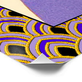 Art Deco Vintag Magazine Cover Poster. Poster (Ecke)