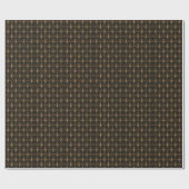 Art Déco, Vintag minimalistisches Muster. Geschenkpapier (Flach)