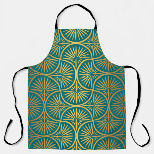 Art Deco Vintag Oriental Tapete Schürze