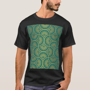 Art Deco Vintag Oriental Tapete T-Shirt