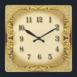 Art Deco Vintag Quadratische Wanduhr<br><div class="desc">Großartiges Uhrendesign. Du wirst es wie andere Liebe bekommen. Sie können dieses Design auch für andere Produkte verwenden, die Sie mögen, oder Ihren Text anpassen und hinzufügen. Folgen Sie mir für mehr. Vielen Dank. Ich wünsche Ihnen einen schönen Tag.</div>