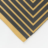 Art Deco Vintag Wallpaper Muster Fleecedecke (Ecke)