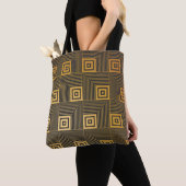Art Deco Vintag Wallpaper Muster Tasche (Von Nahem)