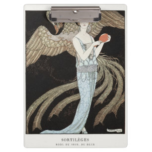 Art Deco Vintage 1920er Mode Flapper Phoenix Klemmbrett