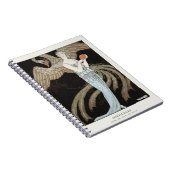 Art Deco Vintage 1920er Mode Flapper Phoenix Notizblock (Rechte Seite)