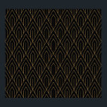 Art Deco: Vintage geometrische Tapete. Poster<br><div class="desc">Art Deco nahtlose Vintage Tapete Muster. Geometrischer dekorativer Hintergrund Geometrisches Art Deco Vintages Hintergrundbild: Klassischer Glamour. Art Deco Glamour: Geometrische Vintage Eleganz. Gatsby-Era Zigzags,  Gold Lines - Zeitlose Schönheit. Kunst,  Deko,  Muster,  Hintergrund,  Gatsby,  Gold,  Schwarz,  Luxus,  Illustration,  Neuland,  Linie,  geometrisch,  Element,  Blumen,  Dekoration,  Dekoration,  Form,  Geometrie,  Gold,  Diamant</div>