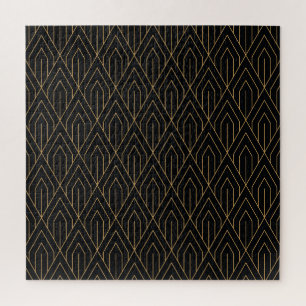 Art Deco: Vintage geometrische Tapete. Puzzle