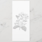 Art Déco Vintage Goldene Hochzeitsmenü Menükarte (Rückseite)