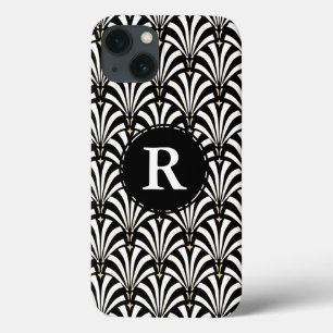 Art Deco Vintage-Lüfter in Schwarzweiß aus den 192 Case-Mate iPhone Hülle