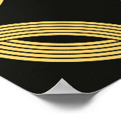 Art Déco Vintage Muster. Dekoration (Ecke)