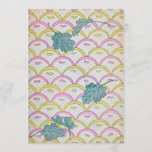 Art Deco Vintage-Muster Einladung