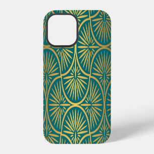 Art Deco Vintage Orientalische Tapete iPhone 12 Hülle