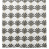 Art Deco Vintage Palmettos aus den 1920er Jahren Duschvorhang (Vorderseite)
