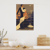 Art Deco Vintage Poster (Küche)