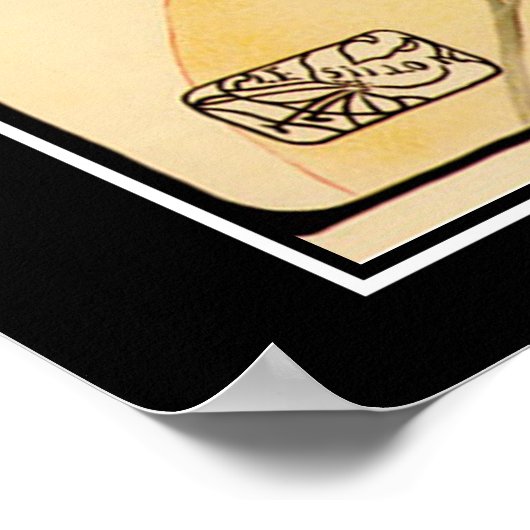 Art Deco Vintage Poster (Ecke)