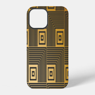Art Deco Vintage Tapetenmuster iPhone 12 Hülle