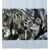 Art Deco Vintager Kristall Duschvorhang (Vorderseite)