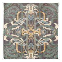 Art Deco Vintages Blumenmuster