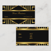 Art Déco Visitenkarte (Vorne/Hinten)