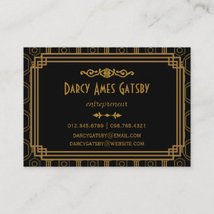 Art Deco Visitenkarten Visitenkarte