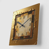 Art Deco Wall Uhr (Winkel)