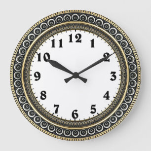 Art Deco Wand Große Wanduhr