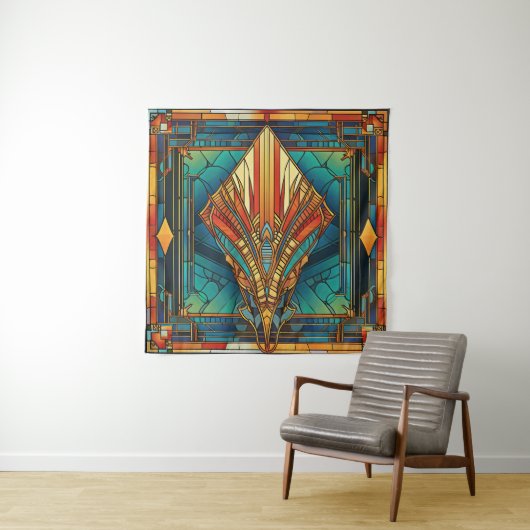 Art Deco Wandteppich (Beispiel)