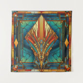 Art Deco Wandteppich (Vorderseite)