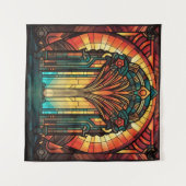 Art Deco Wandteppich (Vorderseite (Horizontal))