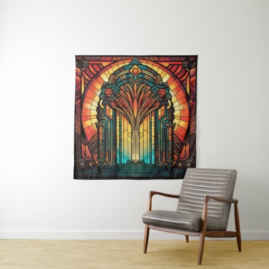 Art Deco Wandteppich (Beispiel)