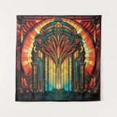 Art Deco Wandteppich (Vorderseite)