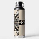 Art Deco Wasserflasche Trinkflasche (Rückseite)