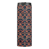 Art Deco Waves Thermal Tumbler Thermosbecher (Rückseite)