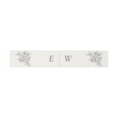 Art Deco Wedding Belly Band | Elegant Gatsby-Inspi (Flach)