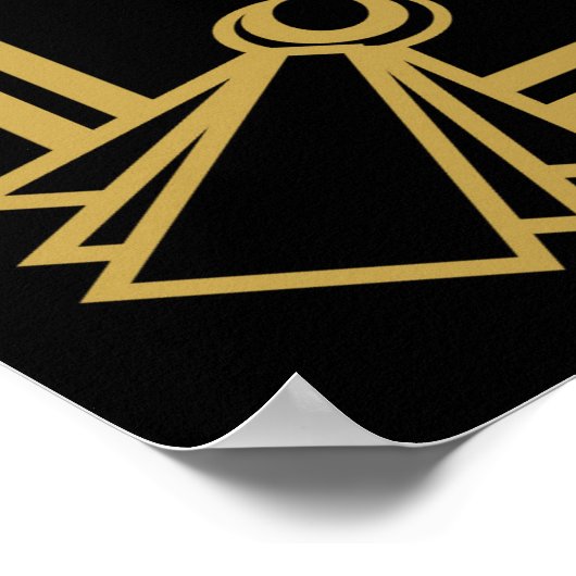 Art Deco Wedding Schild "Alcohol Print (Ecke)