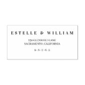 Art Deco Wedding Self-Inking Stamp | Elegant Gatsb Permastempel (Design)