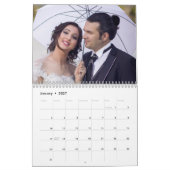 Art Deco Wedding Wall Kalender (Jan 2027)