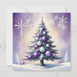 Art Deco Weihnachten Lila und Silver Haze