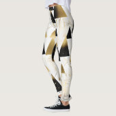 Art Deco Weihnachtsbaum Leggings (Links)