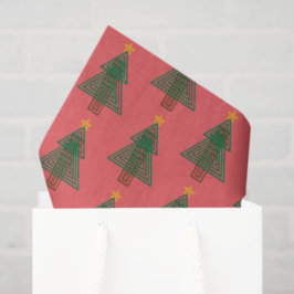 Art Deco Weihnachtsbaum Seidenpapier