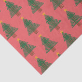 Art Deco Weihnachtsbaum Seidenpapier (Detail)
