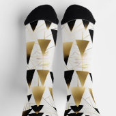 Art Deco Weihnachtsbaum Socken (Oben)