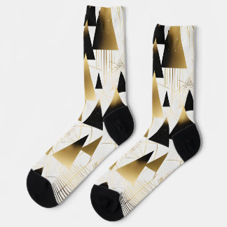 Art Deco Weihnachtsbaum Socken
