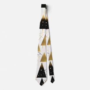 Art Deco Weihnachtsbäume binden Krawatte
