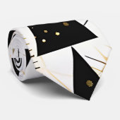 Art Deco Weihnachtsbäume binden Krawatte (Gerollt)